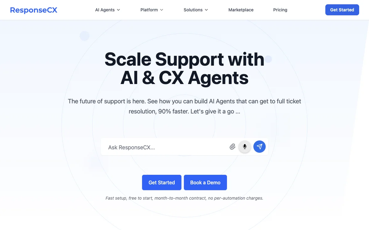 ResponseCX: AI Agents for Faster Ticket Resolution and Enhanced Customer Support