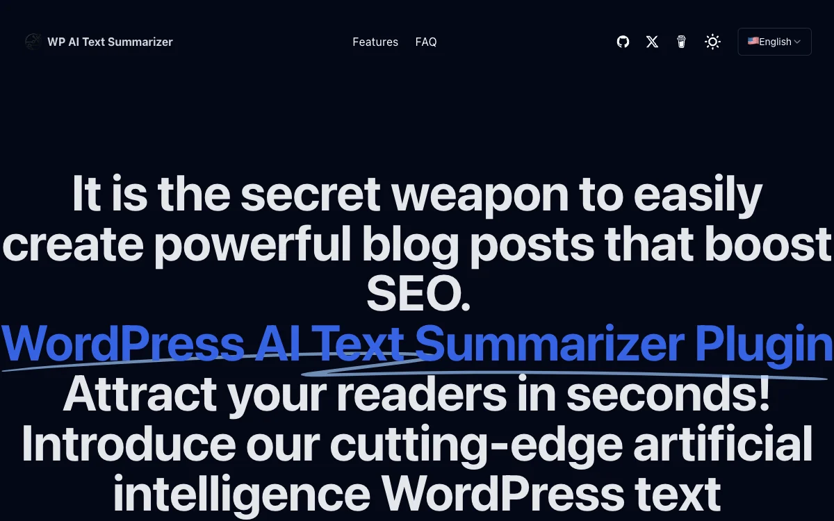 WP AI Text Summarizer: Boost Your Blog Posts with AI-Generated Summaries