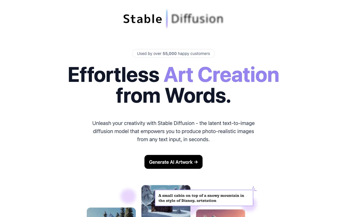 Stable Diffusion Web：轻松创作AI艺术及个性头像