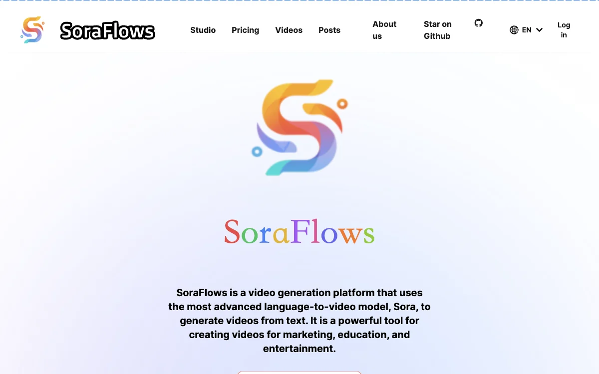 SoraFlows - 借助先进技术的视频生成利器