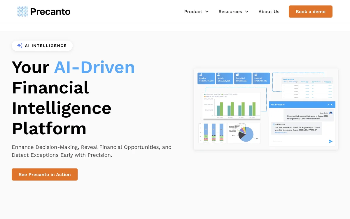 Precanto: Empowering Finance with AI Insights