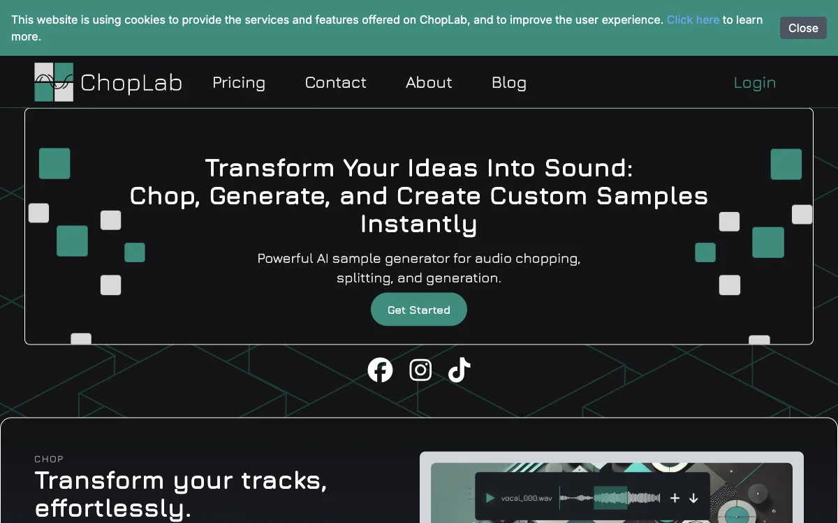 ChopLab: Unleashing AI-Powered Music Sample Generation