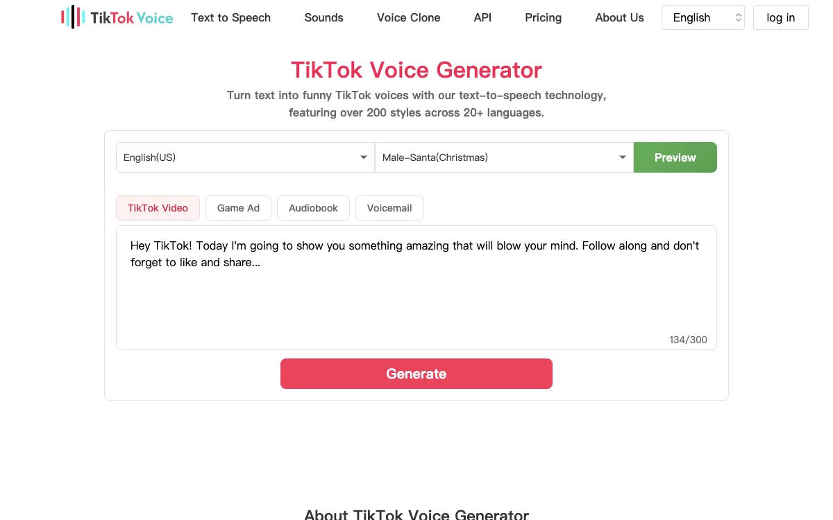 TikTok Voice Generator: Generate Hilarious TikTok AI Voices with Ease