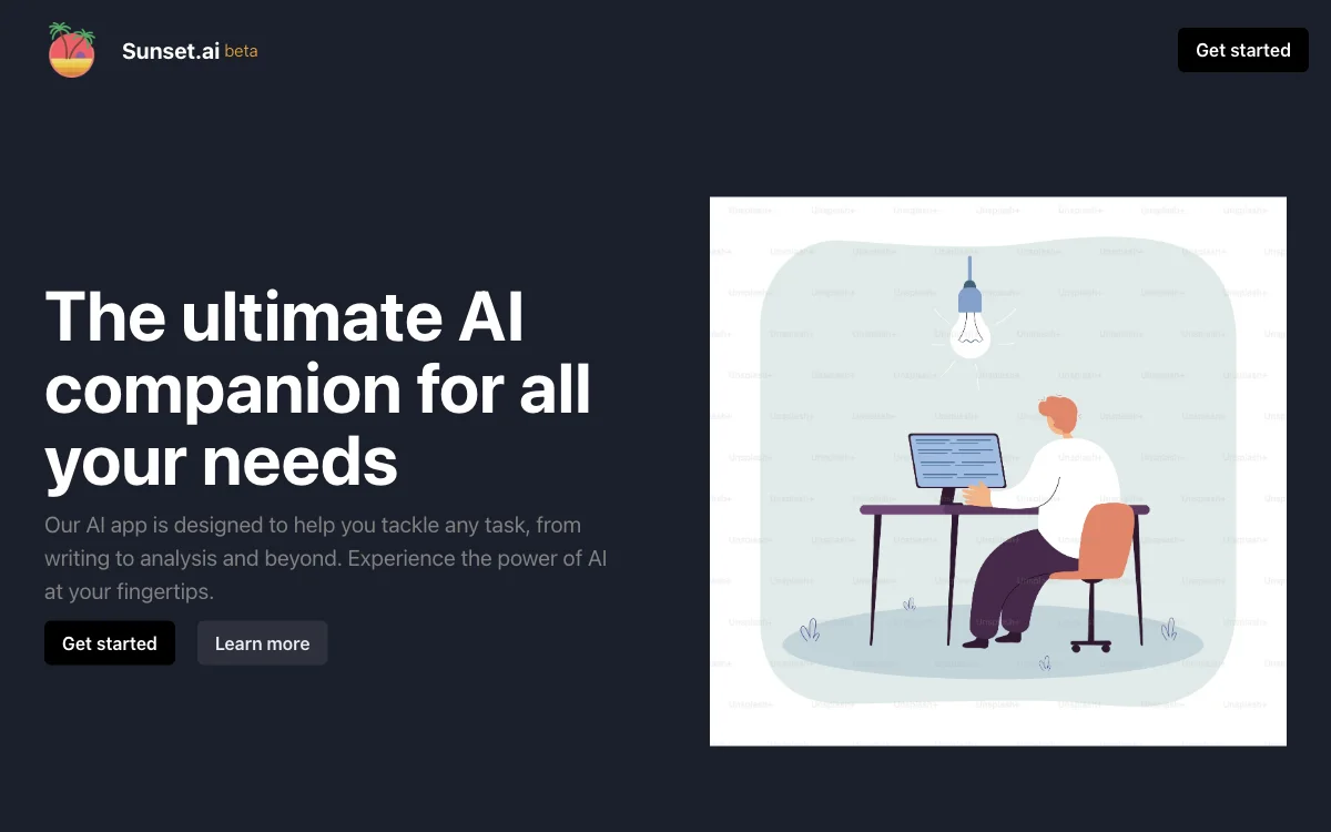 Sunset.ai: De ultieme AI-maatje voor al je behoeftes