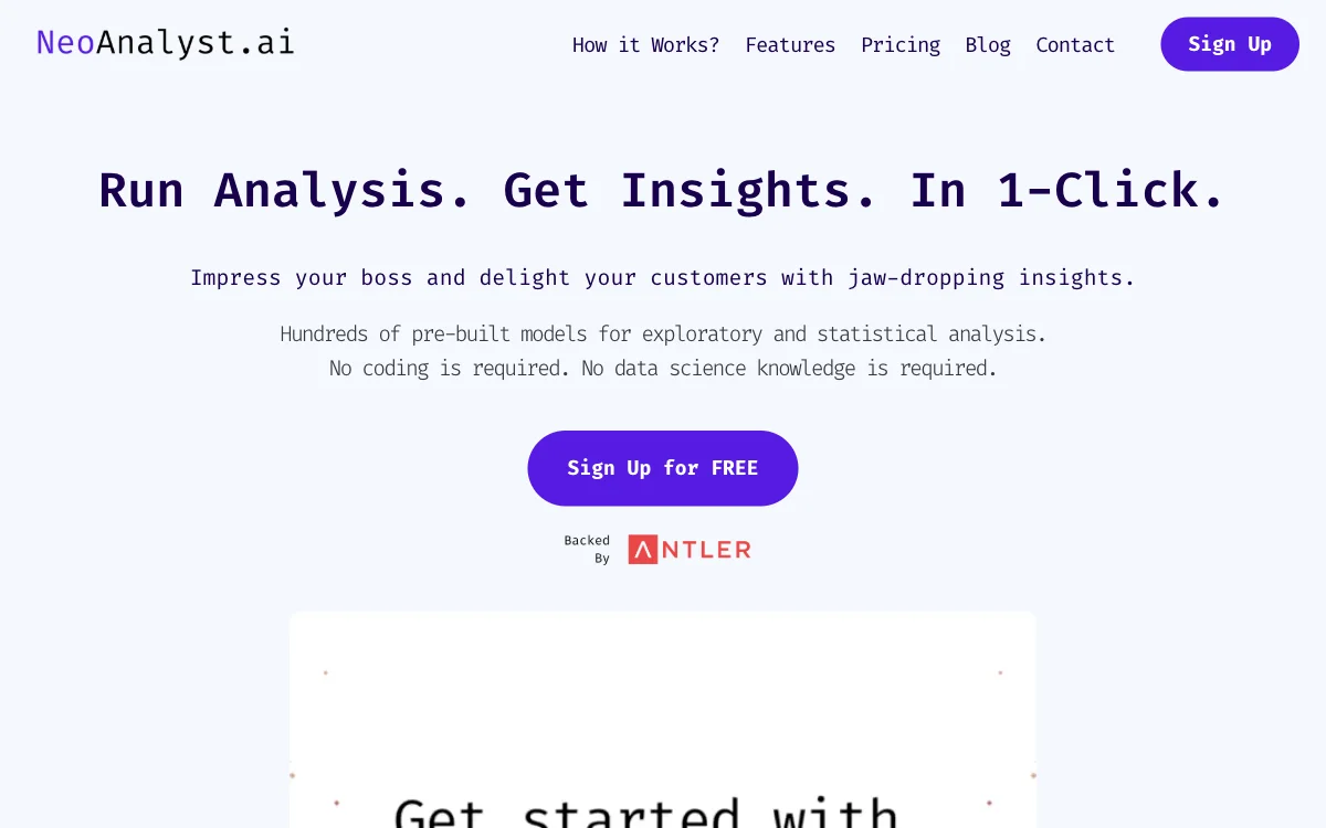 NeoAnalyst: Transforming Data Analysis with AI Insights