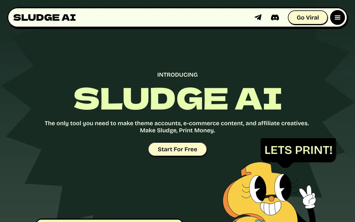 SLUDGE AI: The Ultimate Tool for Viral Content Creation and Business Growth