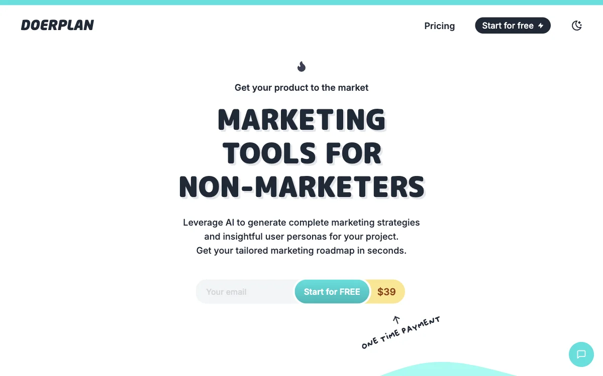 Doerplan: AI-Powered Marketing Tool for Effective Strategies and Personas