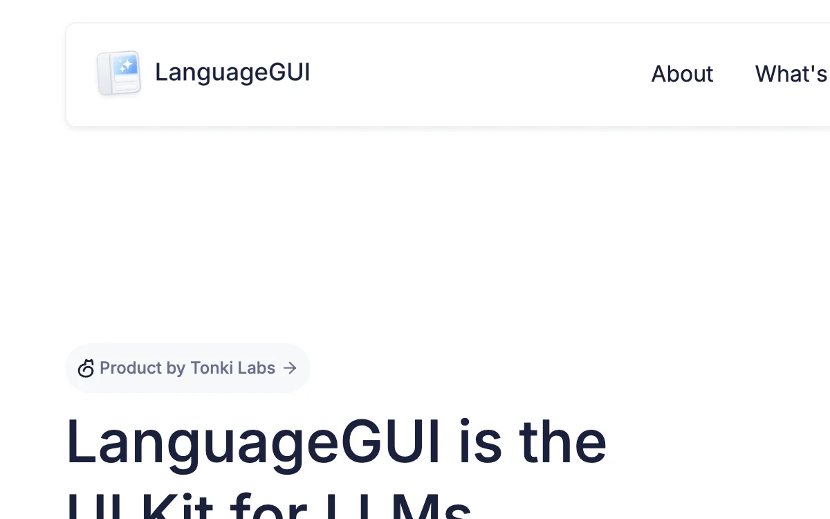 LanguageGUI: The UI Kit for LLMs Enhancing Text Outputs with Rich Graphical Interfaces