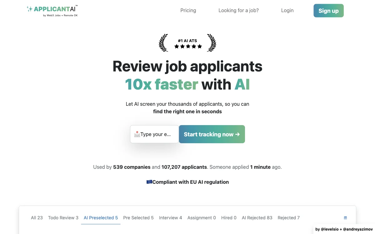 Applicant AI: Accelerate Your Hiring Process with AI-Powered Screening