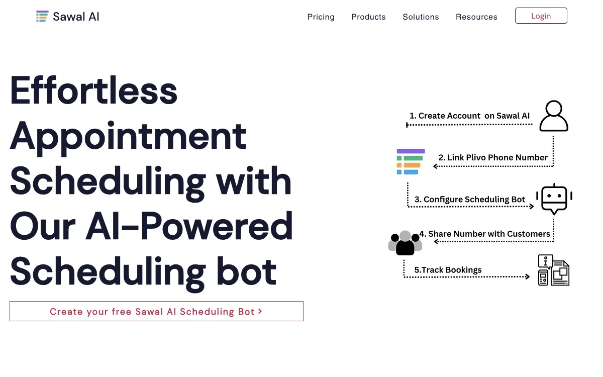 Sawal AI: Effortless AI-Powered Appointment Scheduling