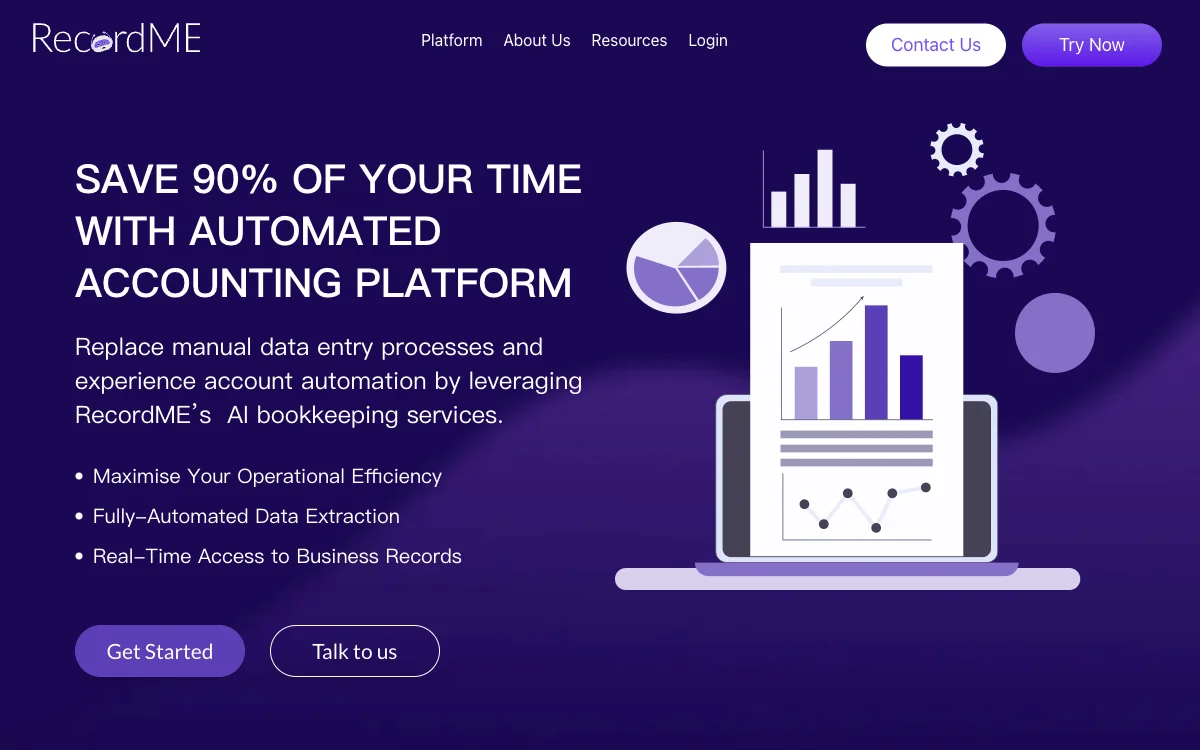 Streamline Accounting with RecordMe's AI-Powered Platform