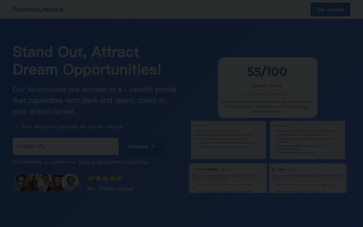 Revamp Your LinkedIn with RoastMyLinked.In: Unlock Your Dream Career