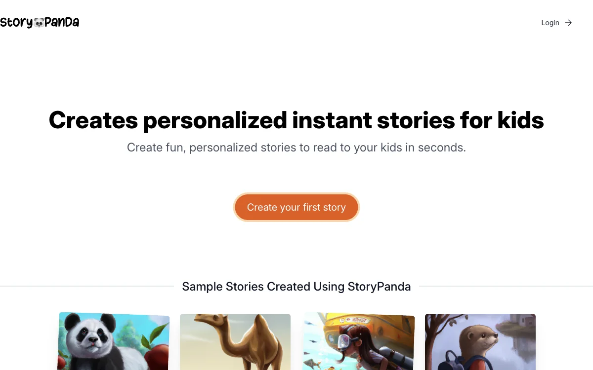 StoryPanda: Personalized Kids' Stories Generator