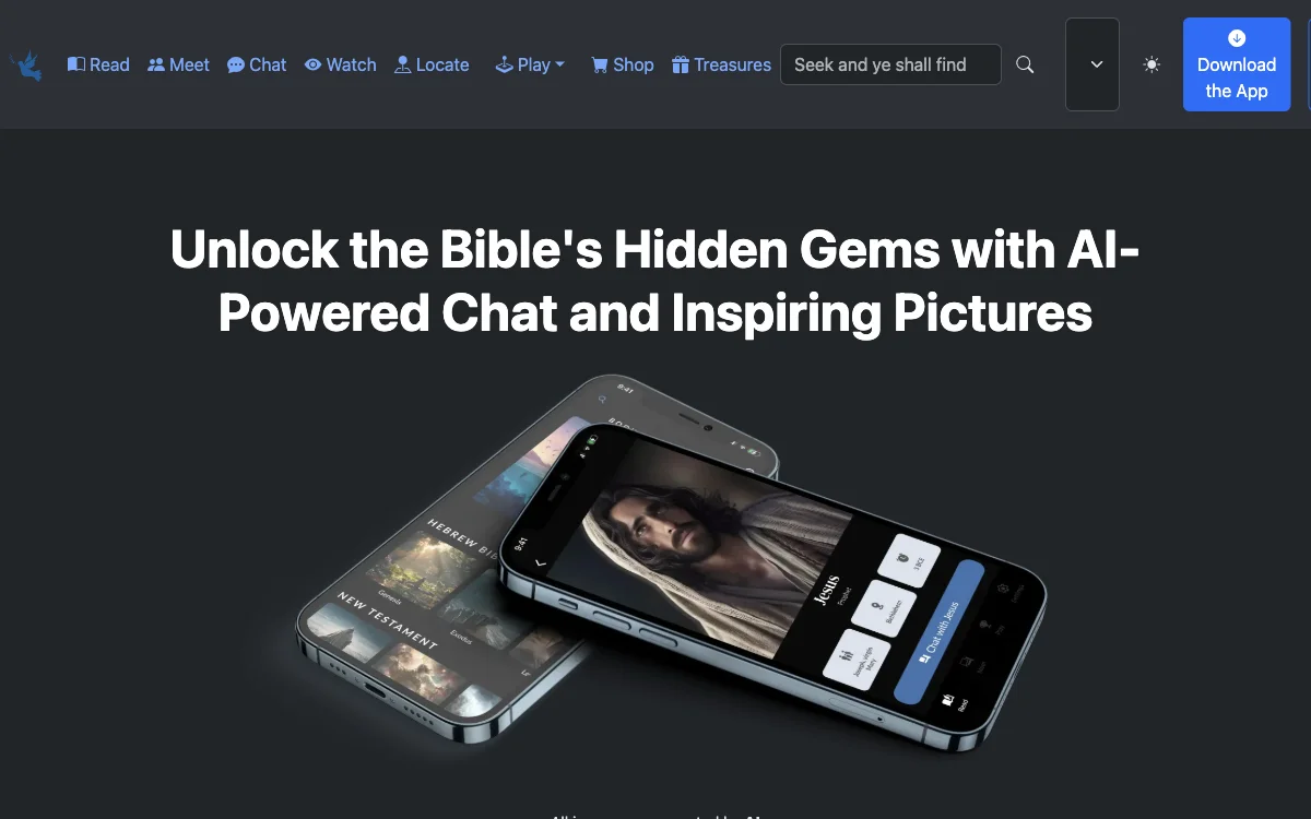 AI-Powered BiblePics: Bringing the Bible to Life with Images and Chat