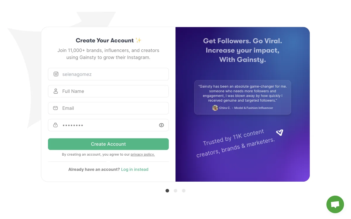 Gainsty: Unleash Your Instagram Growth Potential