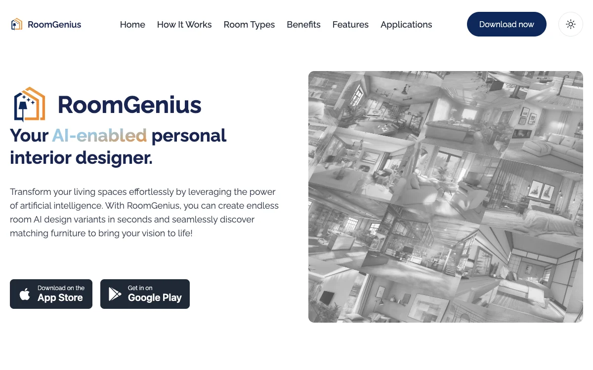 RoomGenius: AI-Powered Interior Design for Effortless Room Makeovers