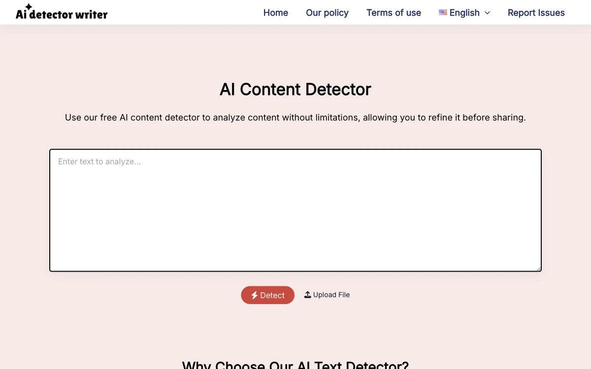 AI Content Detector: Accurate Analysis & Free