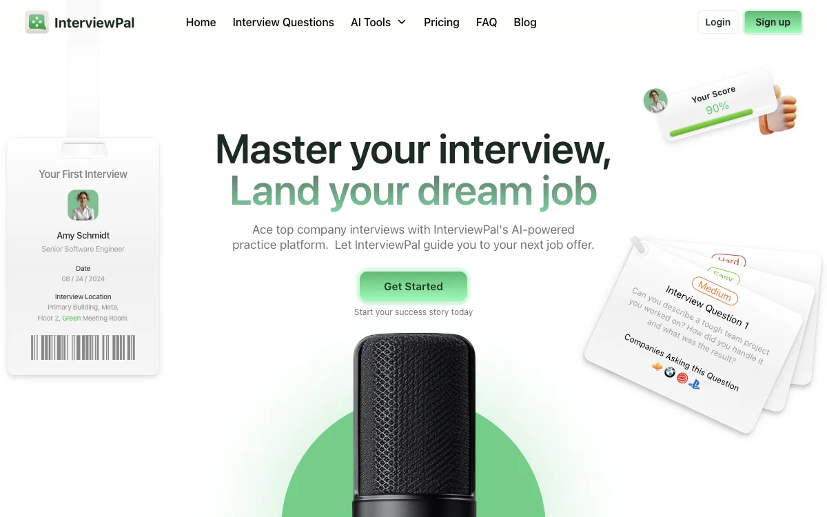 InterviewPal: AI-Powered Interview Prep for Landing Your Dream Job