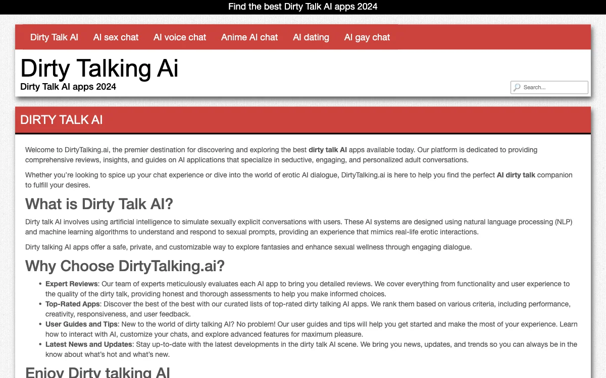 DirtyTalking.ai: Discover the Best Dirty Talk AI Apps for Intimate Chats