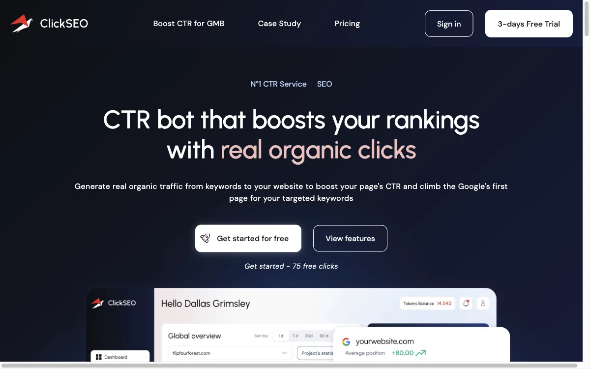 ClickSEO: Повышение CTR и Ранжирование для Вашего сайта