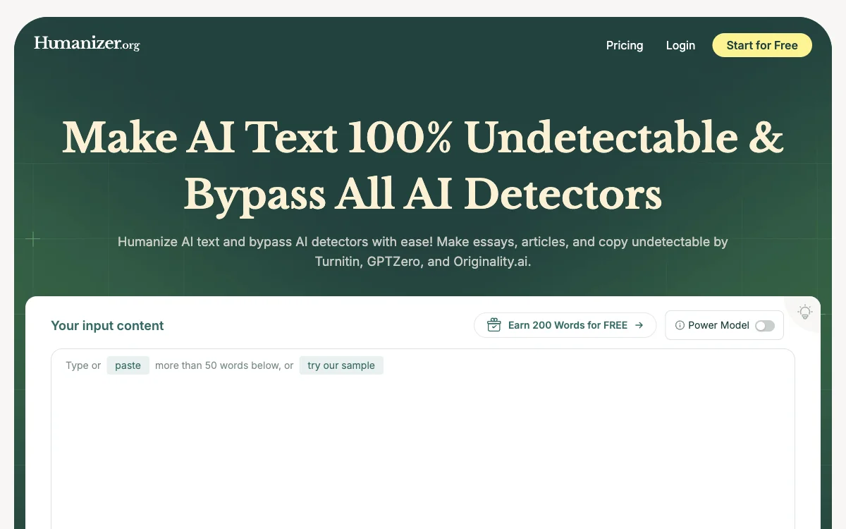 Humanize AI Text with Humanizer.org - Achieve 100% Human Score