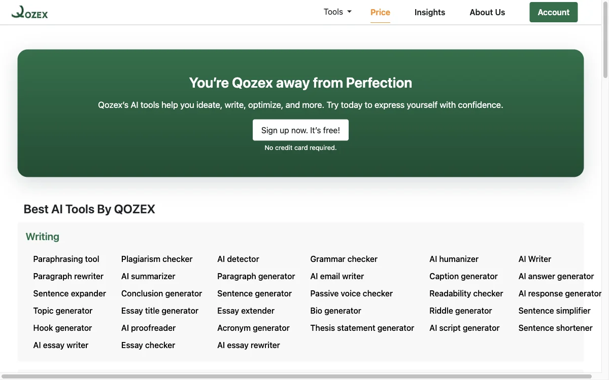 Qozex AI Paragraph Generator: Effortless Content Creation