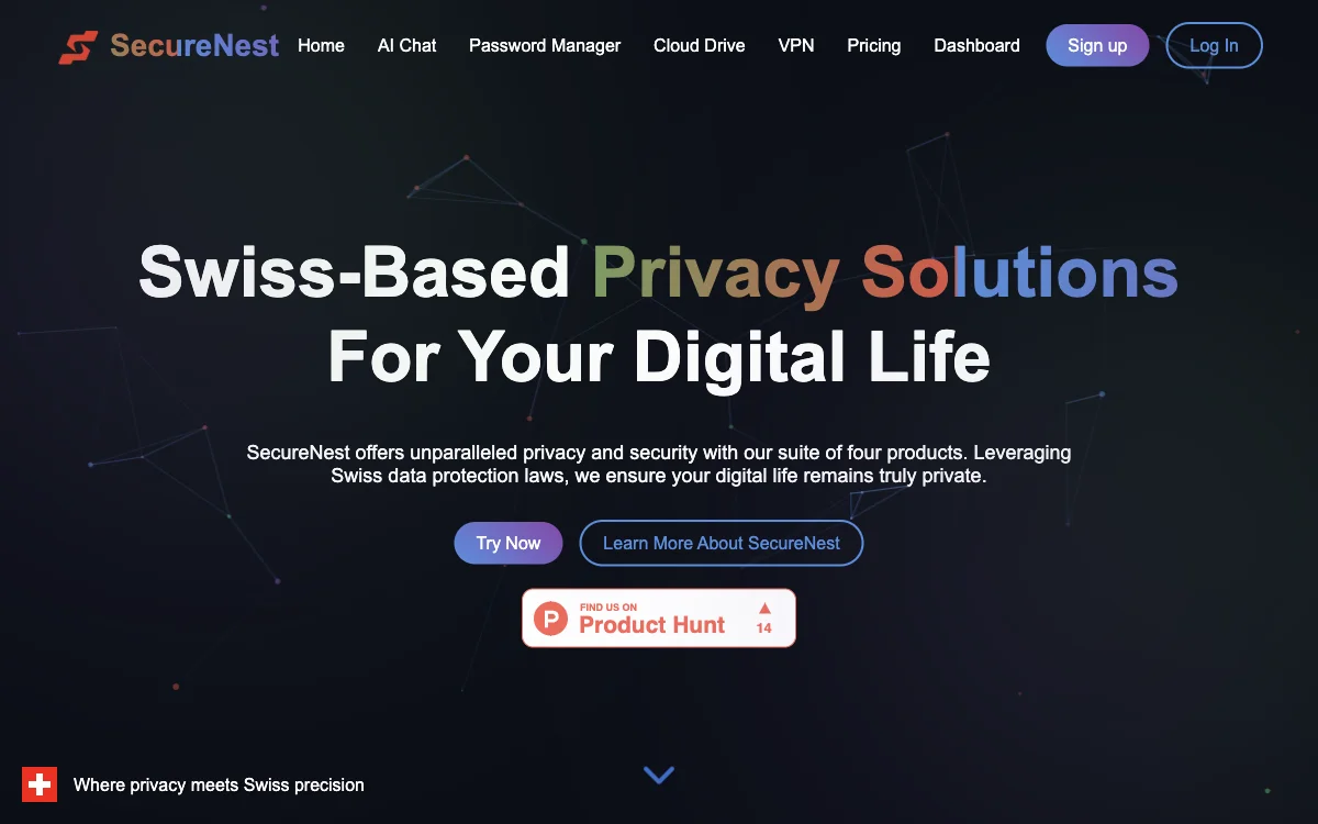 SecureNest: Swiss Privacy for Your Digital World