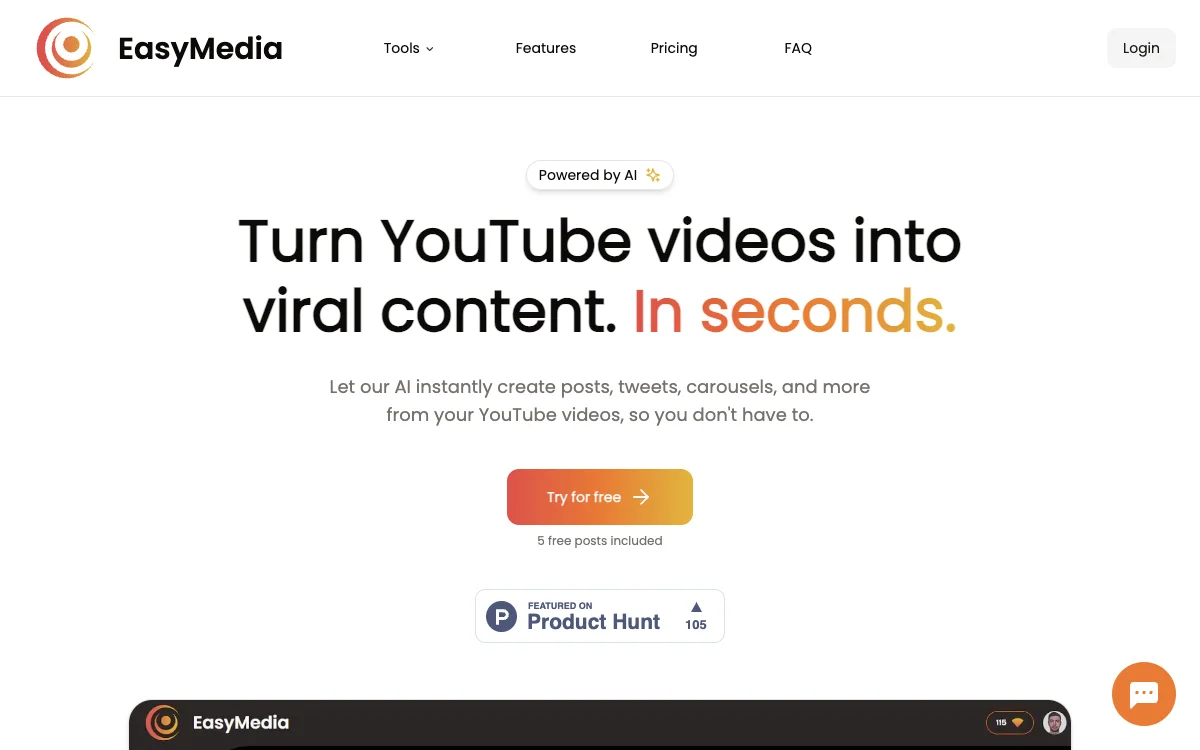 EasyMedia - Transform YouTube Videos into Viral Hits Instantly