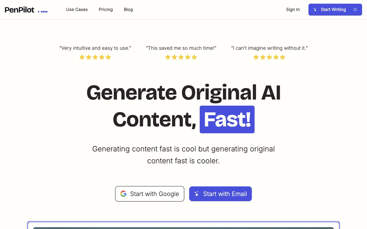 PenPilot AI: The Ultimate AI Writing Companion for High-Quality Content Creation