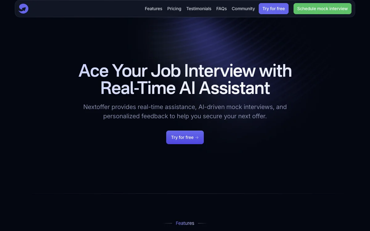 Nextoffer: Empowering Job Seekers with AI Interview Assistance