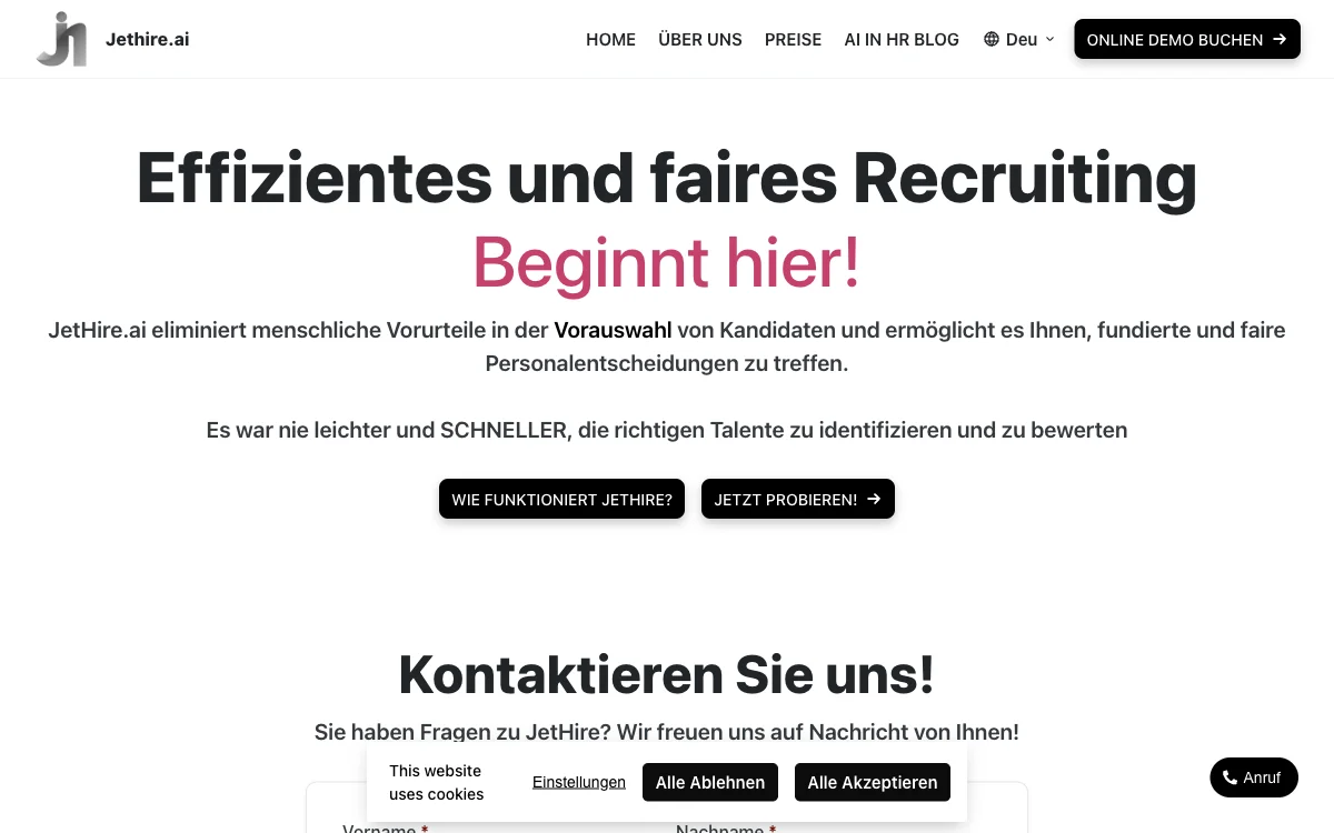 JetHire.ai: Revolutionizing Fair and Efficient Recruiting