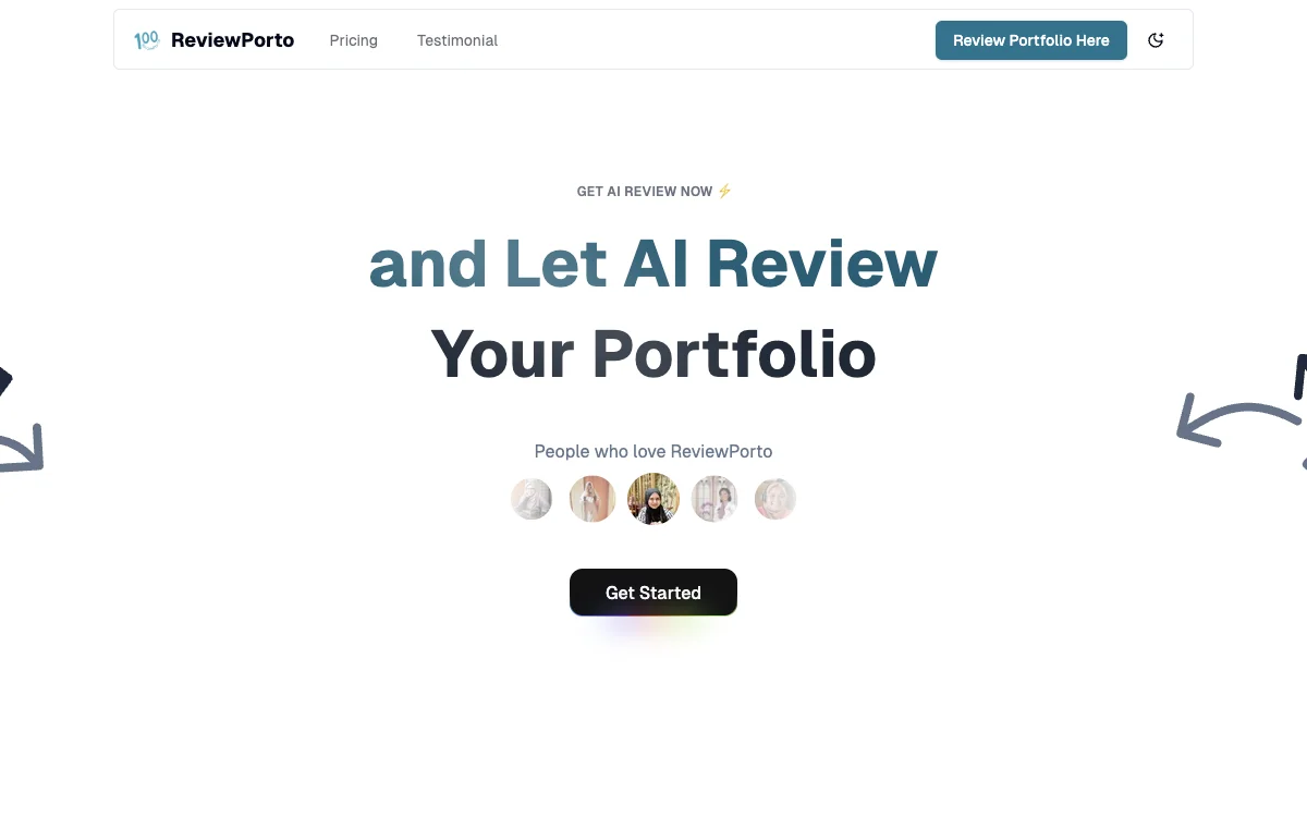 ReviewPorto: AI ช่วยตรวจสอบพอร์ตฟอลิโอให้ดีขึ้นและแชร์ให้โชว์ความสามารถ