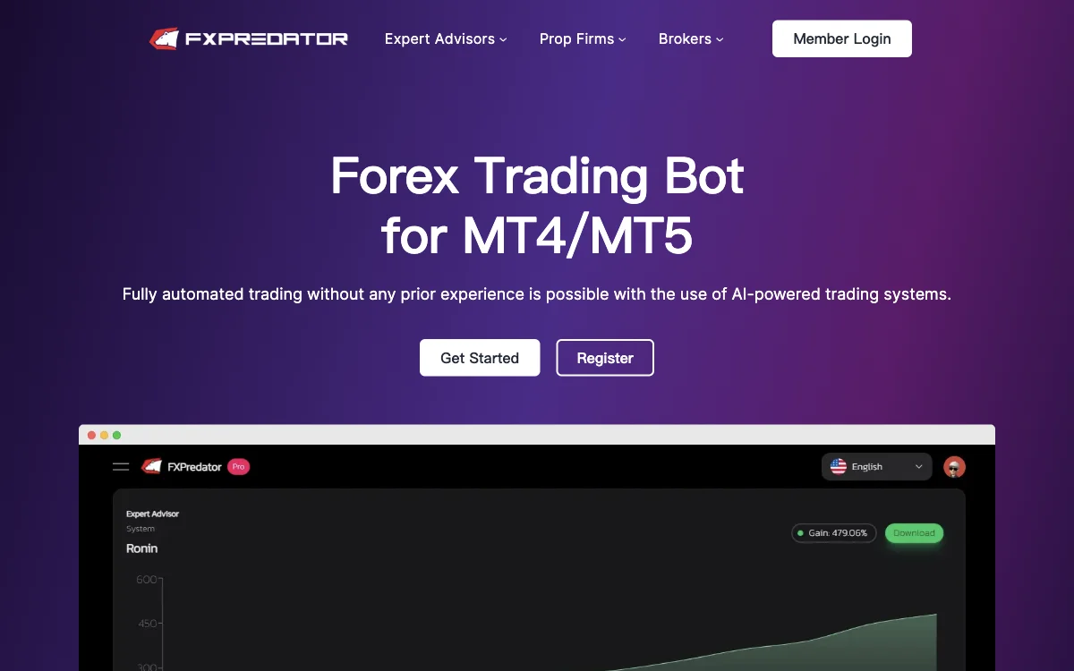 FXPredator: The Premier Forex Trading Bot for MT4/MT5