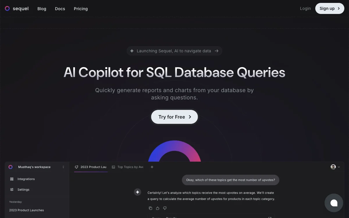 Sequel: AI-Powered Data Analysis Made Simple