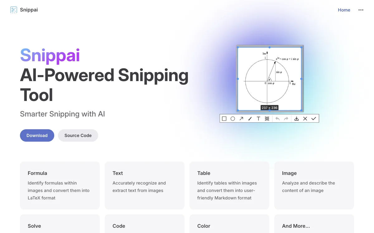 Snippai: Il tuo strumento di ritaglio AI per un'analisi efficace delle immagini