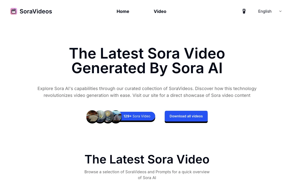 探索 SoraVideos：由 Sora AI 生成的最新视频集合