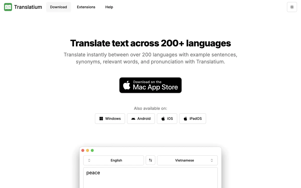 Translatium: Seamless Language Translation App