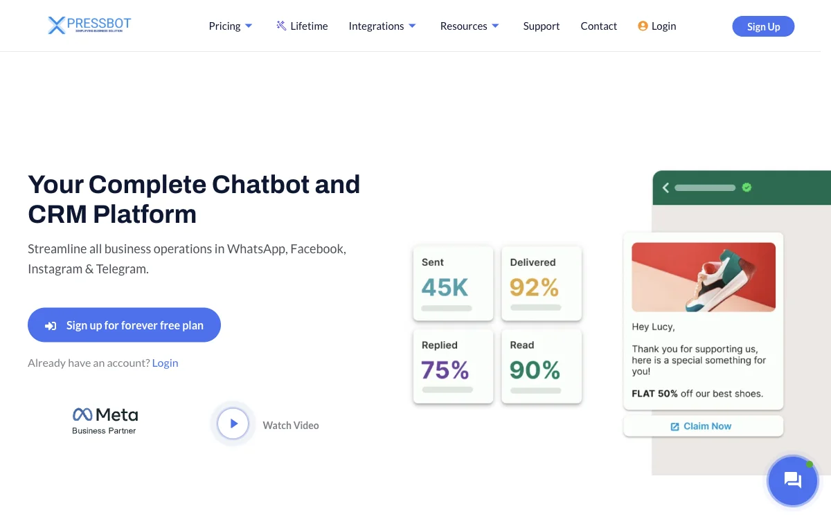 XpressBot: Streamline Your Business with AI-Powered Chatbot and CRM