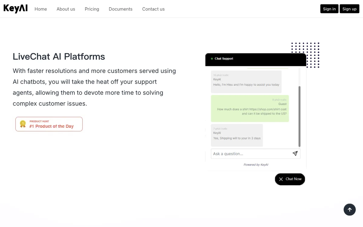 KeyAI: Enhancing Business with AI Chatbots and More