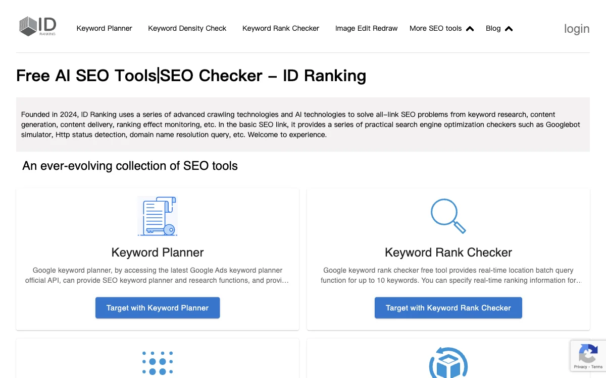 Бесплатные инструменты AI SEO | ID Ranking - крутой выбор для SEO