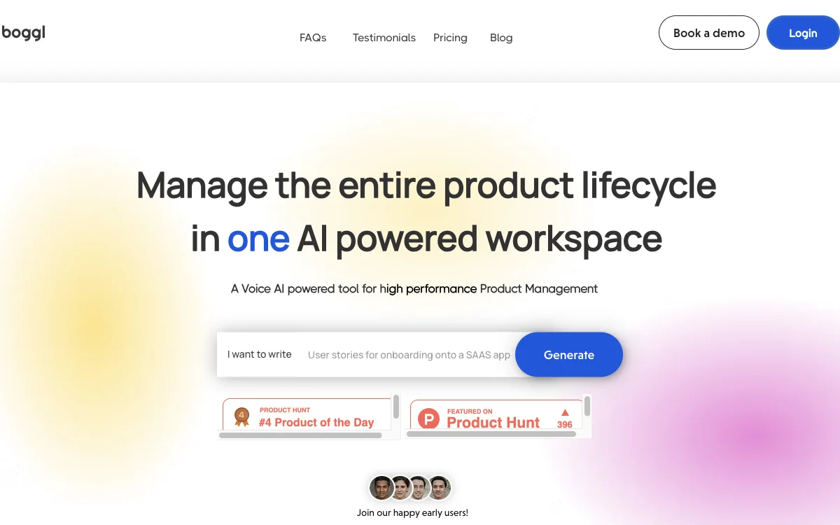 Boggl.ai：AI驱动的高效产品管理助手