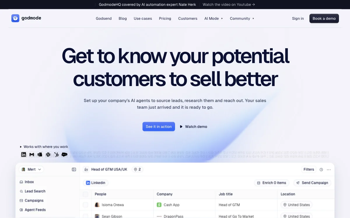 GodmodeHQ: The AI-Powered Sales & Marketing Solution for Business Growth