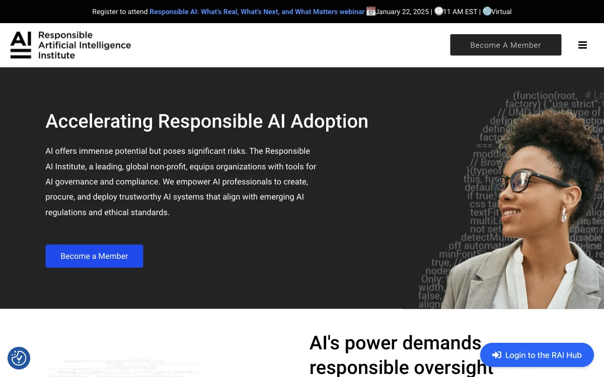 Empowering Responsible AI with the Responsible AI Institute