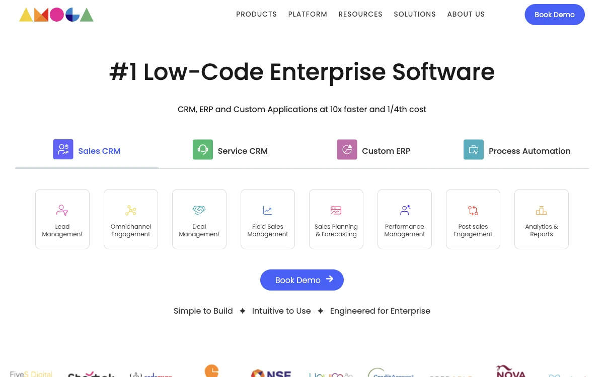 Amoga: Low-Code Platform for Enhanced Business Operations