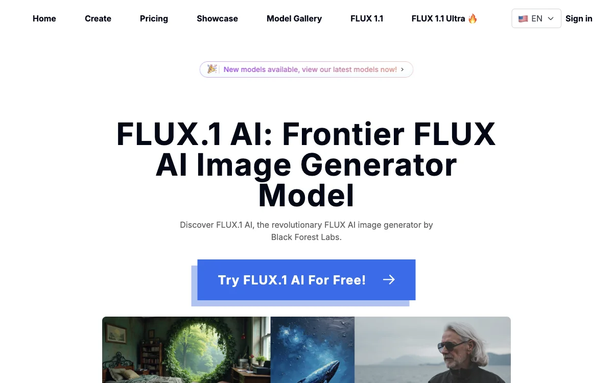 FLUX.1 AI：免费且具革命性的FLUX AI图像生成器