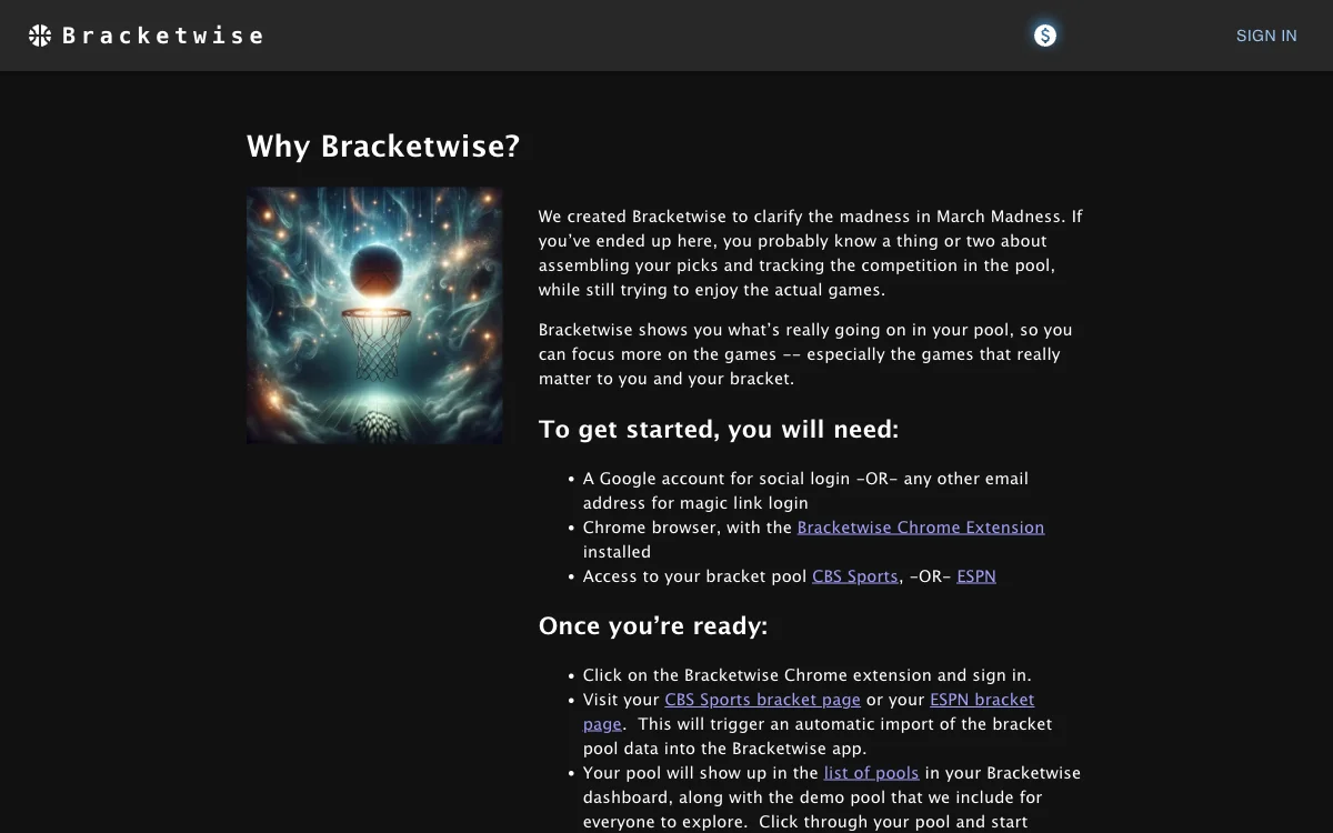 Bracketwise应用：深入分析您的三月疯狂比赛池