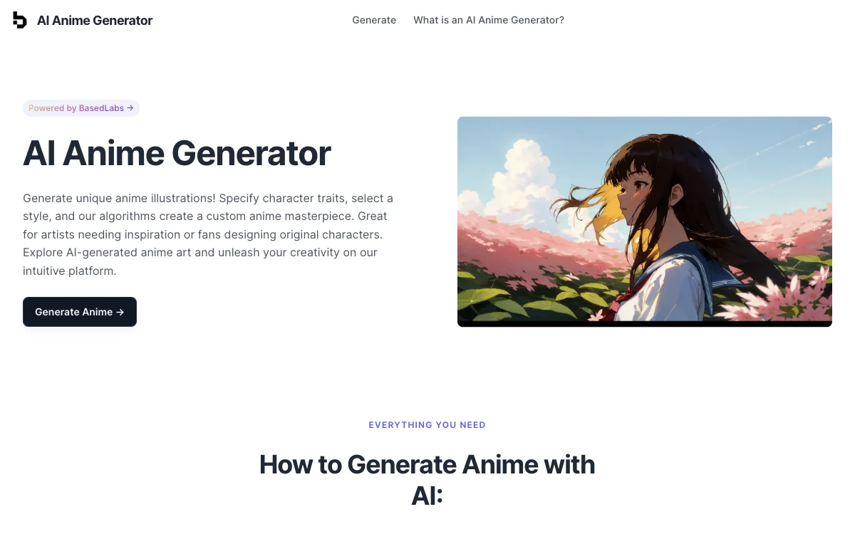 AI Anime Generator – 高质量动漫图像生成工具