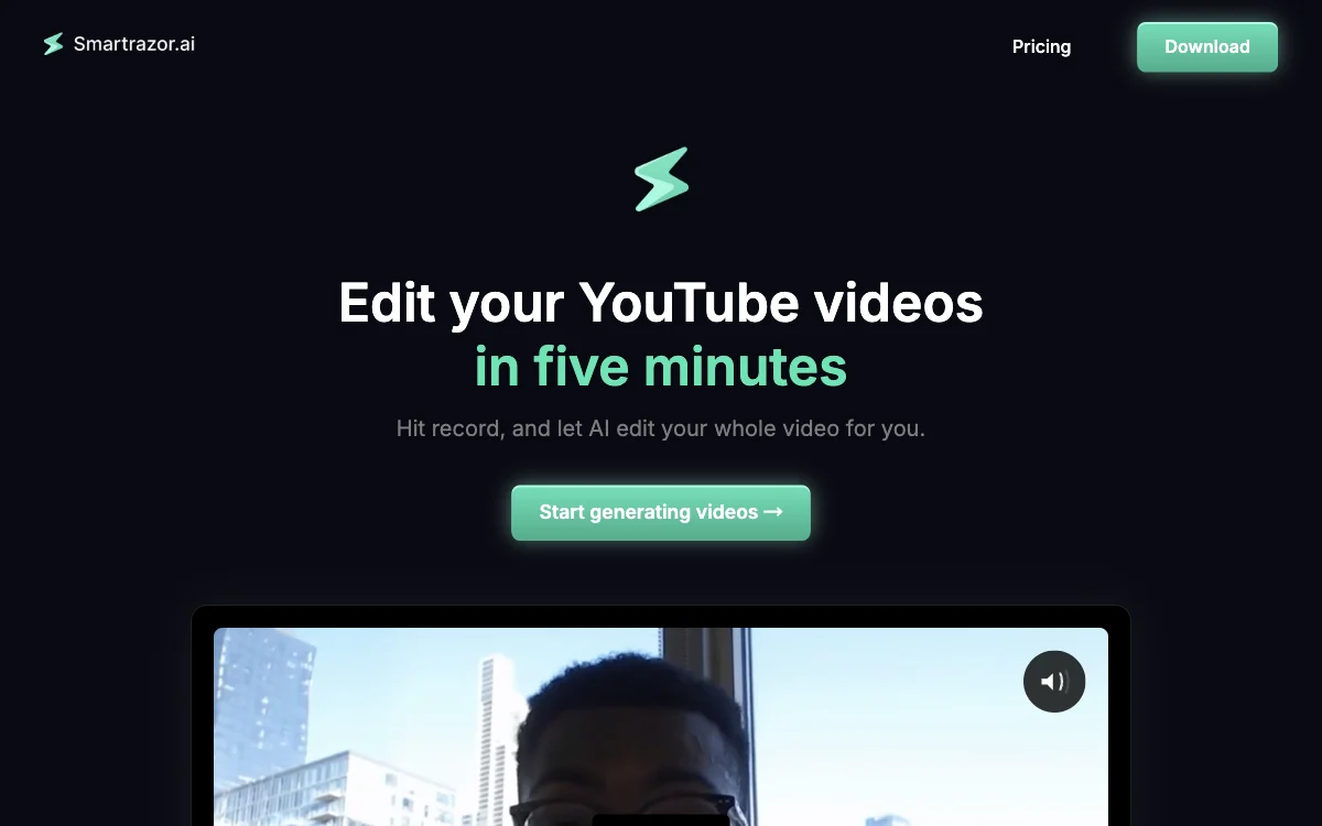 Smartrazor: AI-Powered Video Editing for Effortless Content Creation