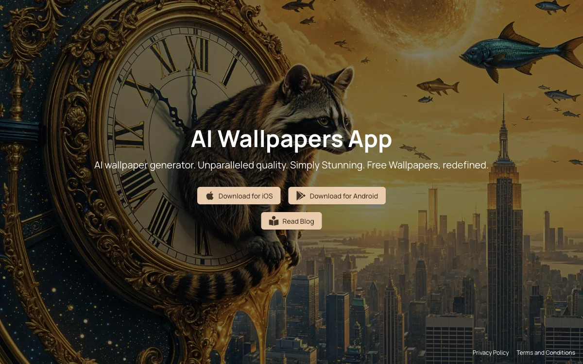 AI Wallz: خلفيات الويب الذكية الجديدة والجميلة