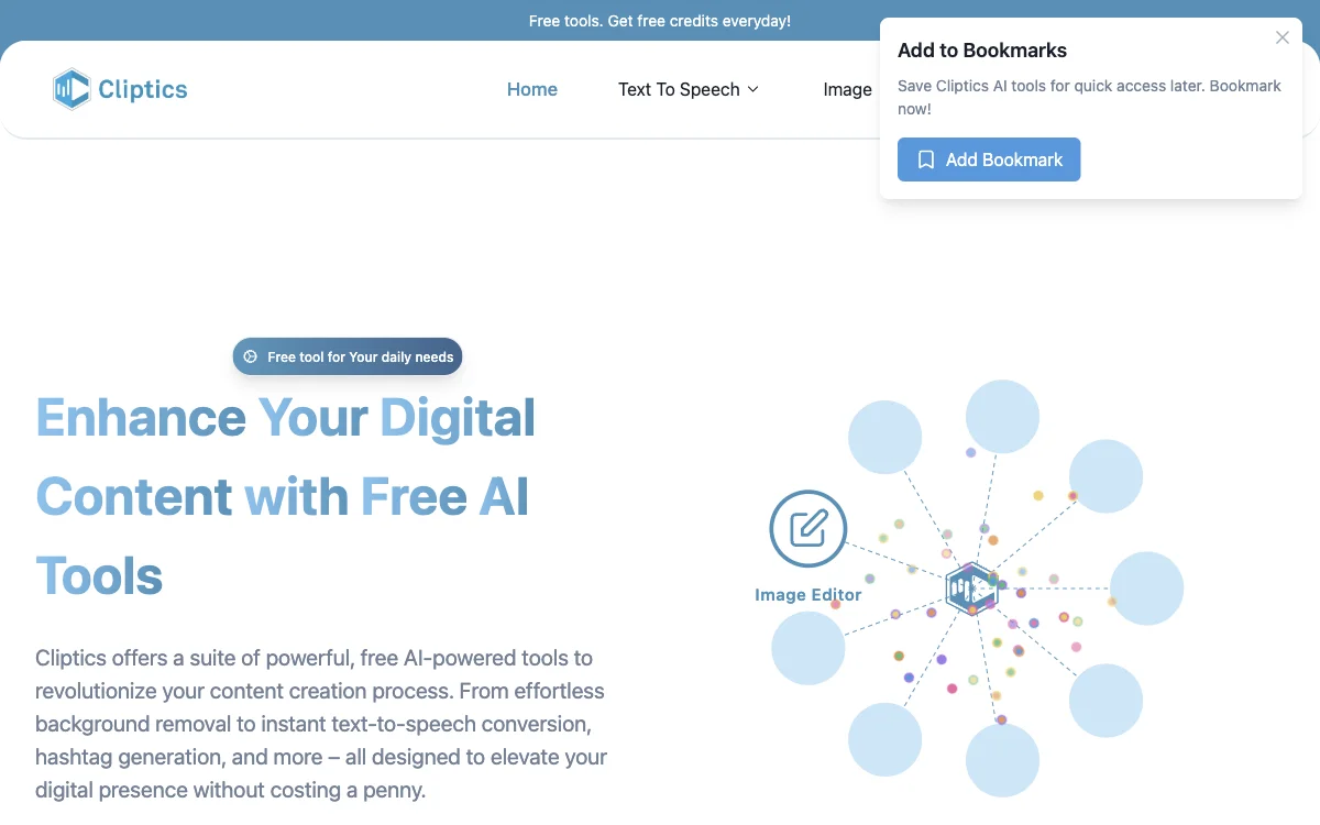 Cliptics: Free AI Tools for Enhanced Digital Content Creation